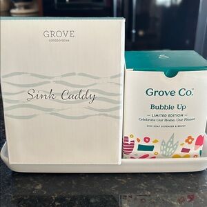 Grove Co. Bubble Up Dish Soap Dispenser Set